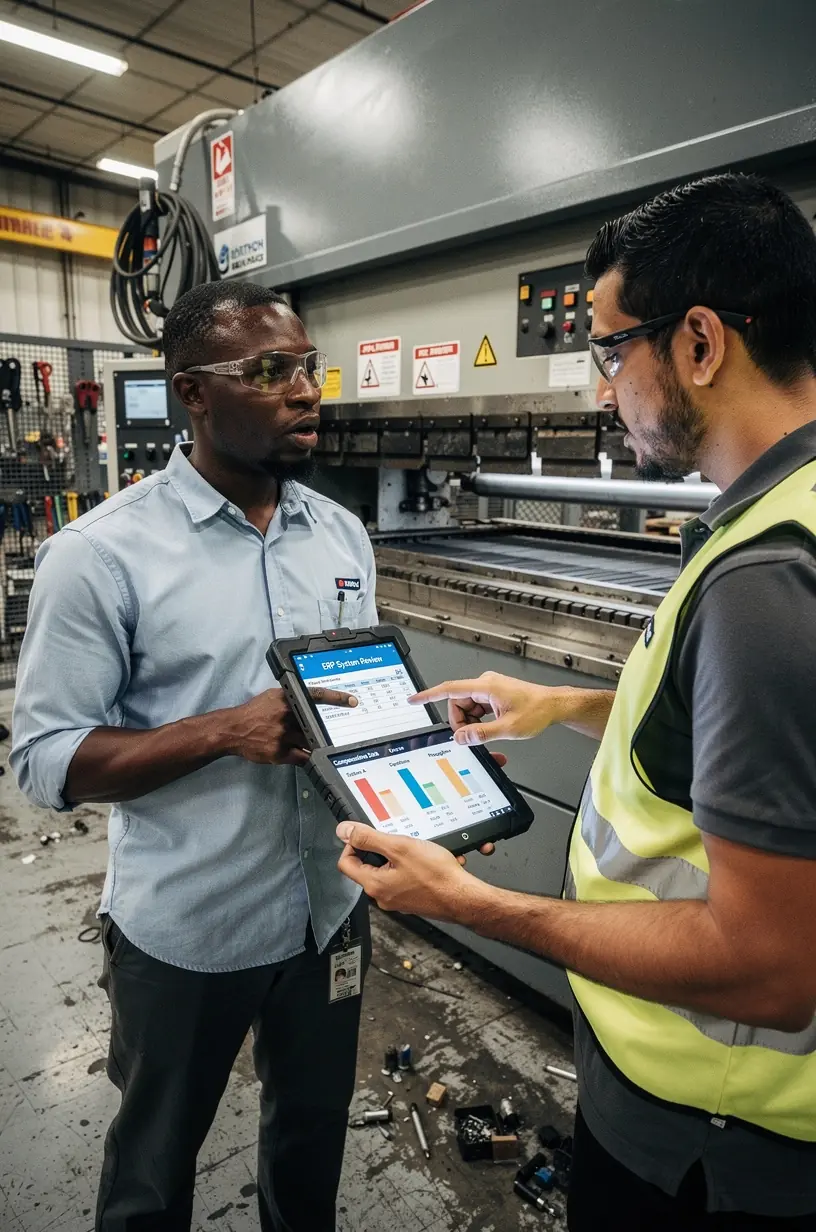 ERP integration strategies for manufacturing systems